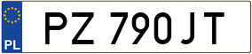 Truck License Plate